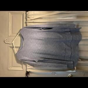 Soft Surroundings Light and Navy Blue tunic XL